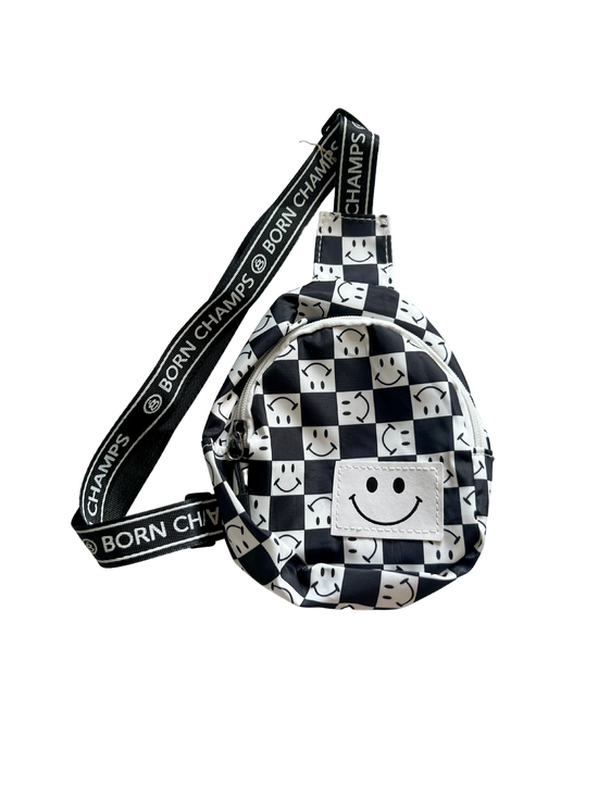 Happy Check Sling Bag - In Store