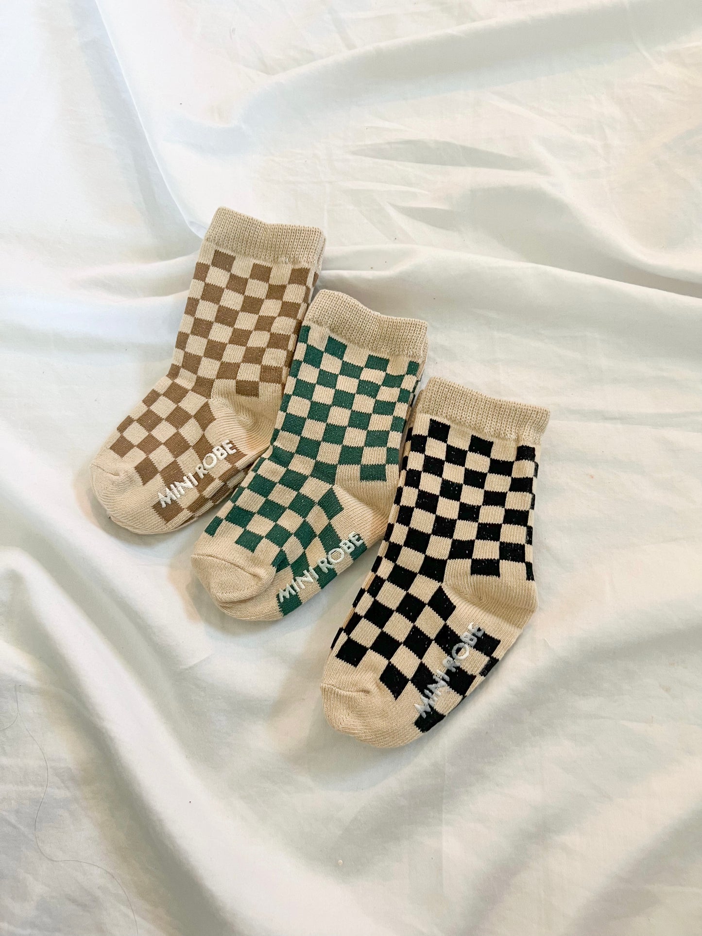 Bebe Checkered Socks - In Store