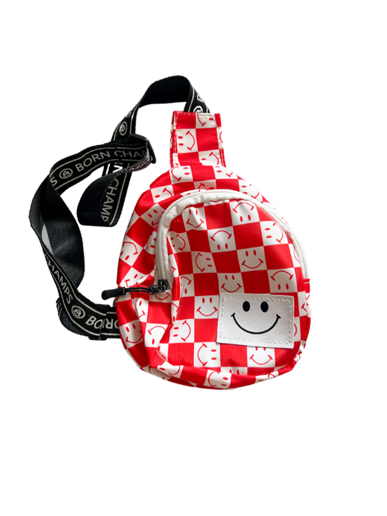 Happy Check Sling Bag - In Store