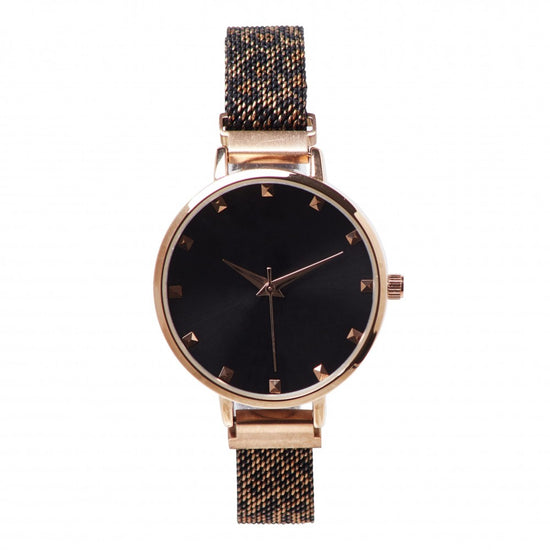 Watch Featuring Metal Leopard Print Band.