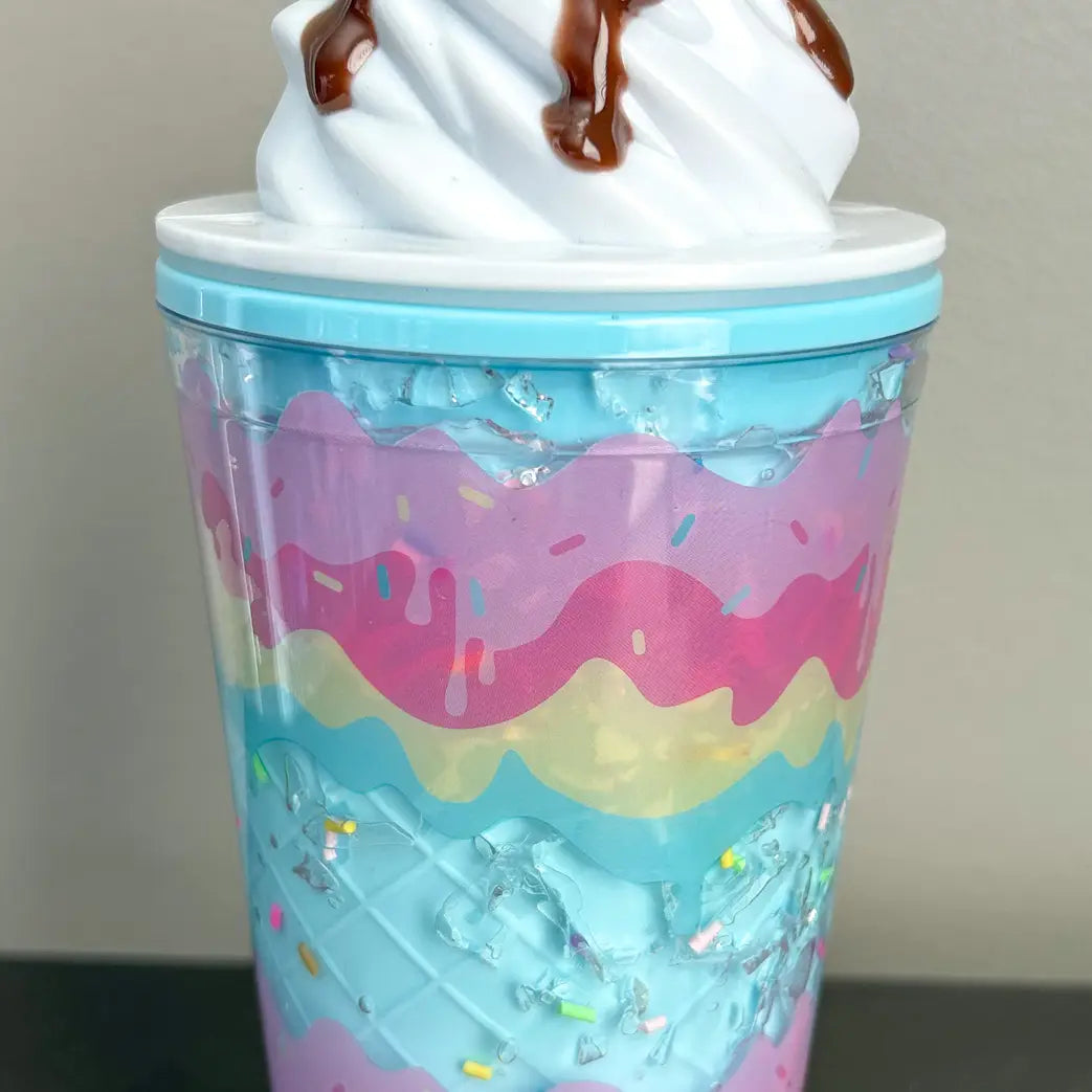 Soft Serve Double Insulated Ice Cream Tumbler Cup